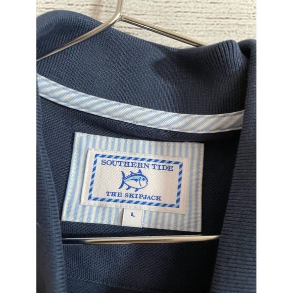 Southern Tide The Skipjack - Men's Large Short Sleeve Logo Polo Shirt - Picture 4 of 7